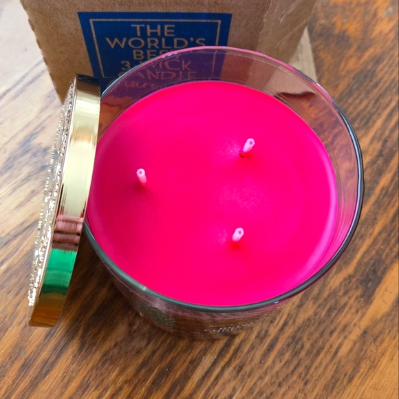 🛍BOGO 50%🎄🌄🕯NWT‼️ Bath & Body Works "Bright Christmas Morning" 3-wick Candle - Picture 4 of 9